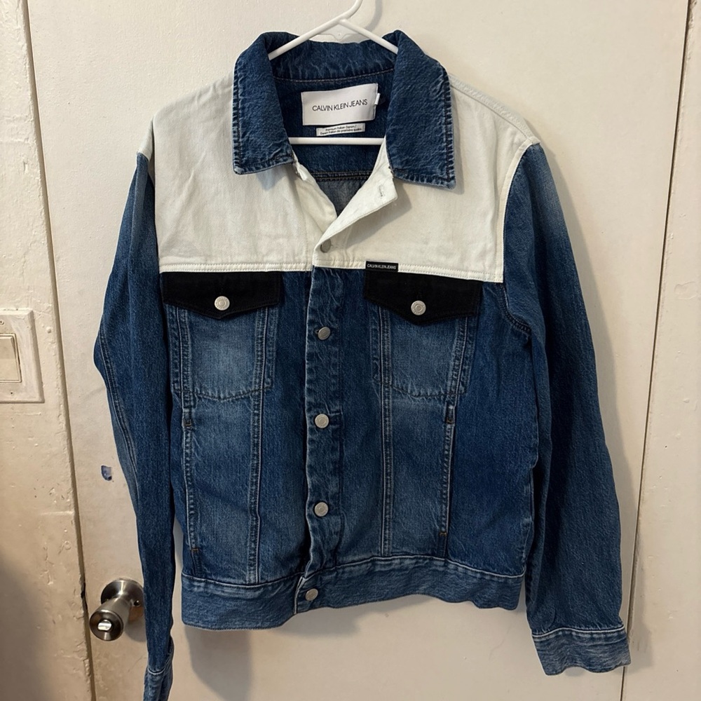 Calvin Klein Jeans Two-Tone Denim Jacket